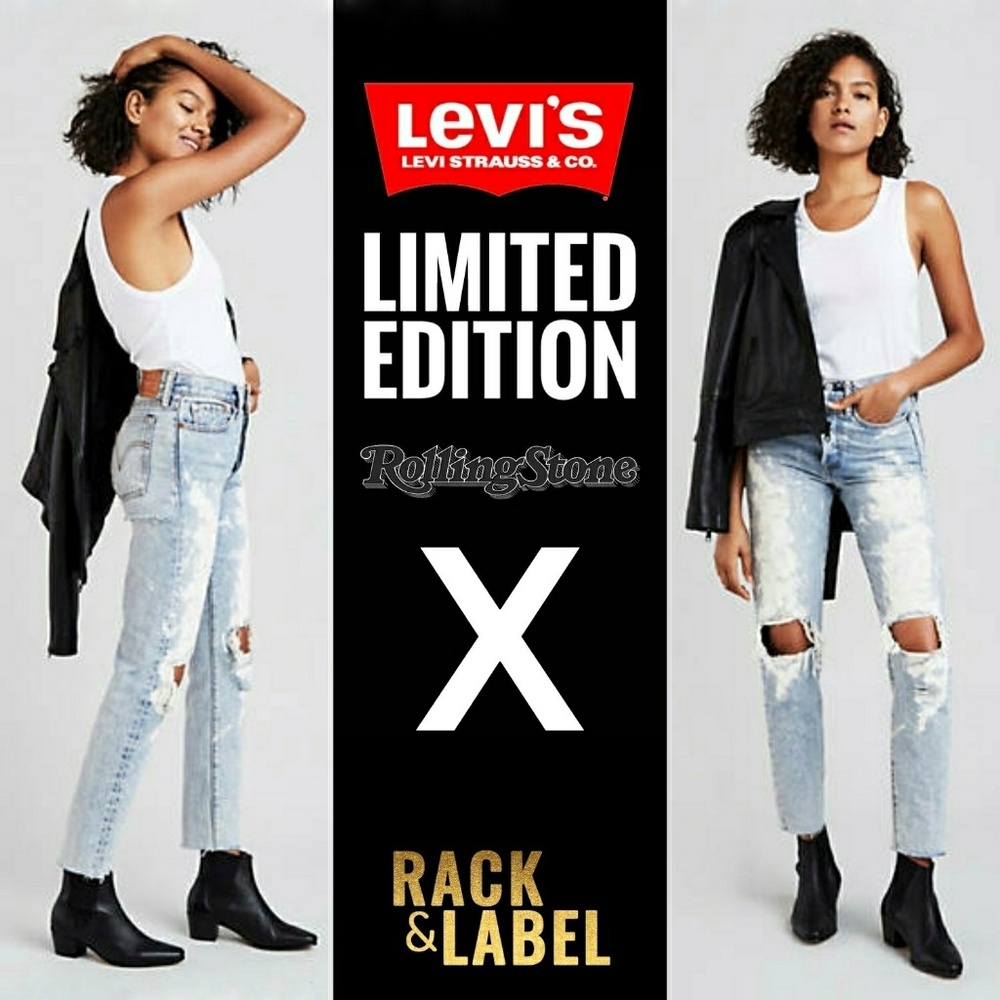 🔥 LEVI'S X Limited Edition Rolling Stone Jeans